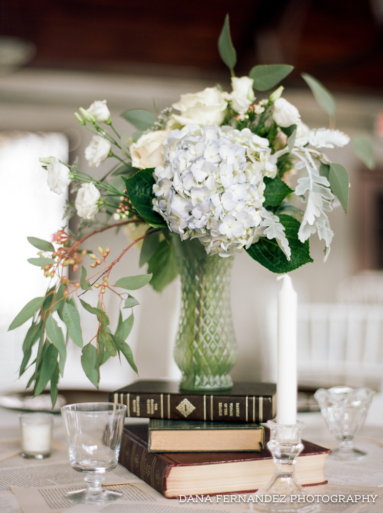 Classic Novel-Inspired Wedding Reception Table