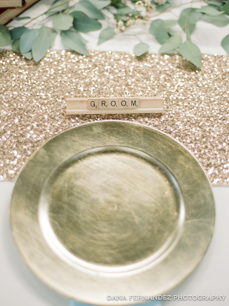 Classic Novel-Inspired Wedding Reception Place Settings