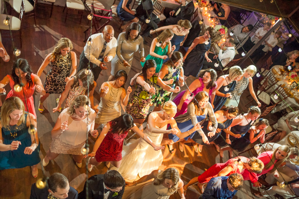 Lush Tuscan-Inspired Wedding  Reception dancing