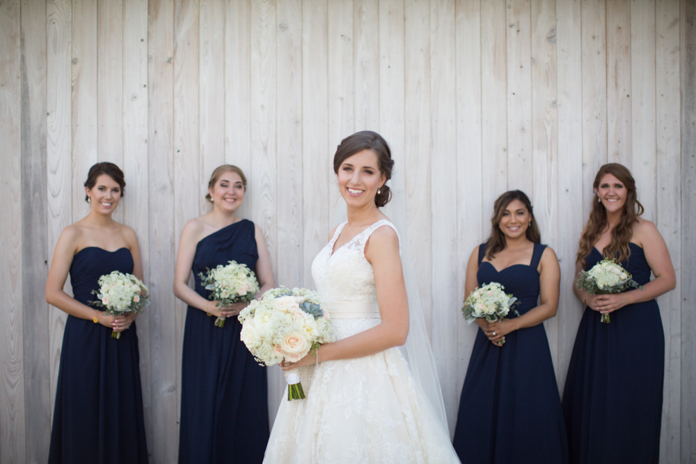 Southern Elegance at Beckendorff Farms bride and bridesmaids