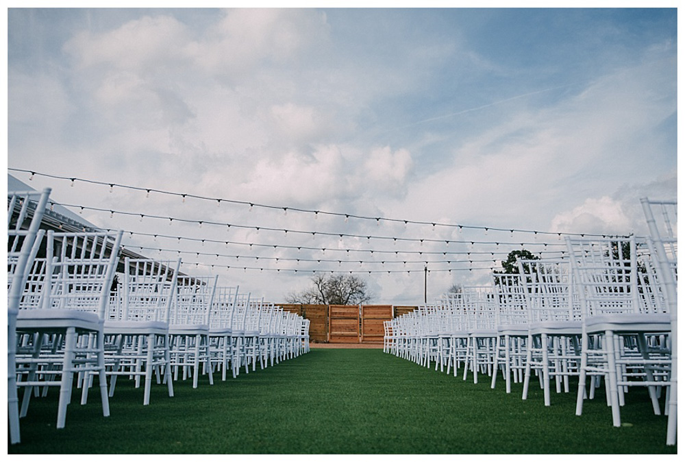 First Wedding at The Farmhouse outdoor venue